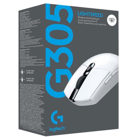 Logitech - G305 12000 DPI Wireless Optical Gaming Mouse (White) BNIB - Picture 2 of 6